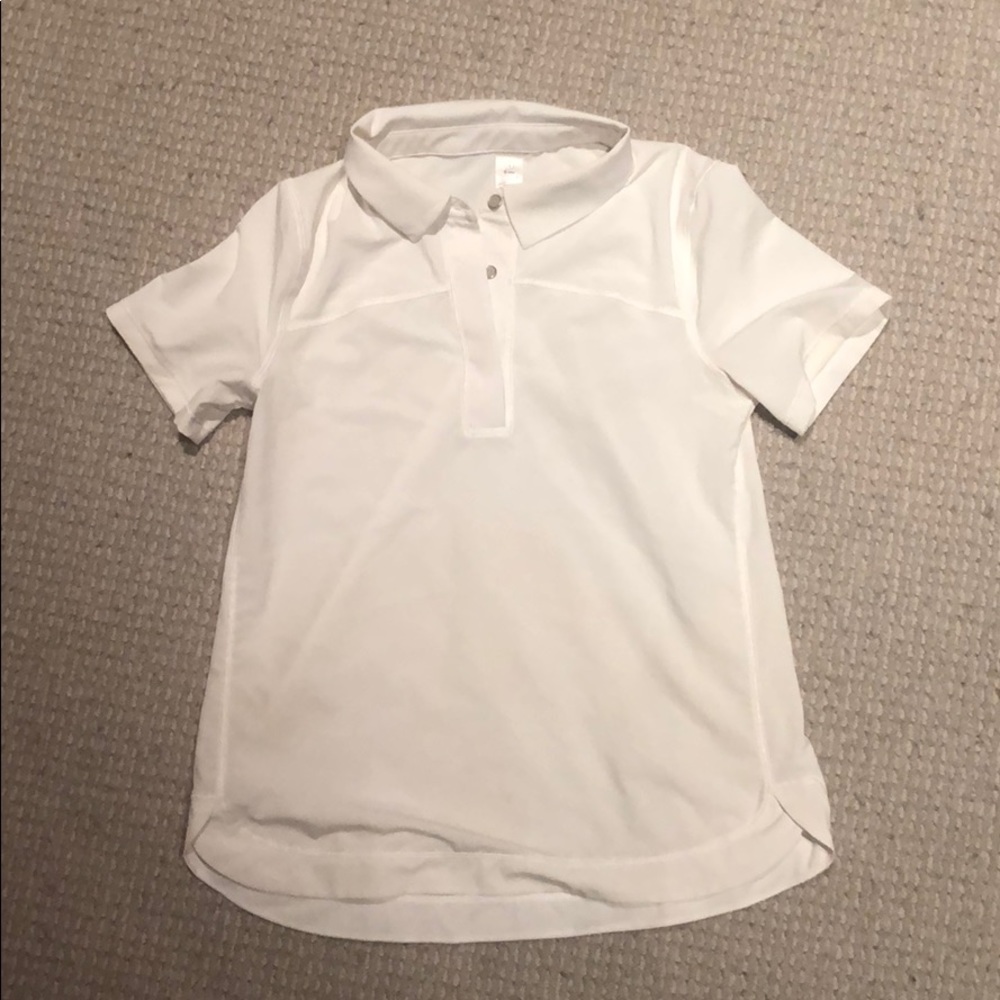 Cute white ivivva collared shirt